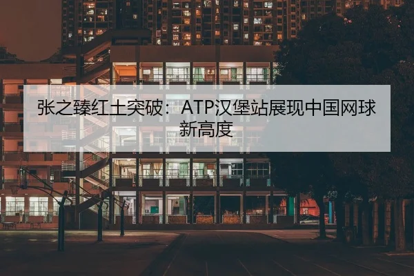 张之臻红土突破：ATP汉堡站展现中国网球新高度
